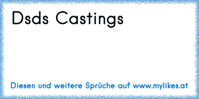 Dsds Castings 