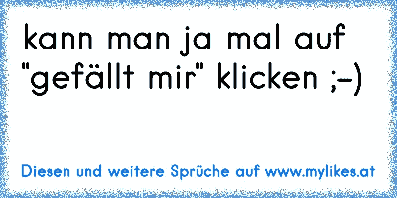 kann man ja mal auf "gefällt mir" klicken ;-)
